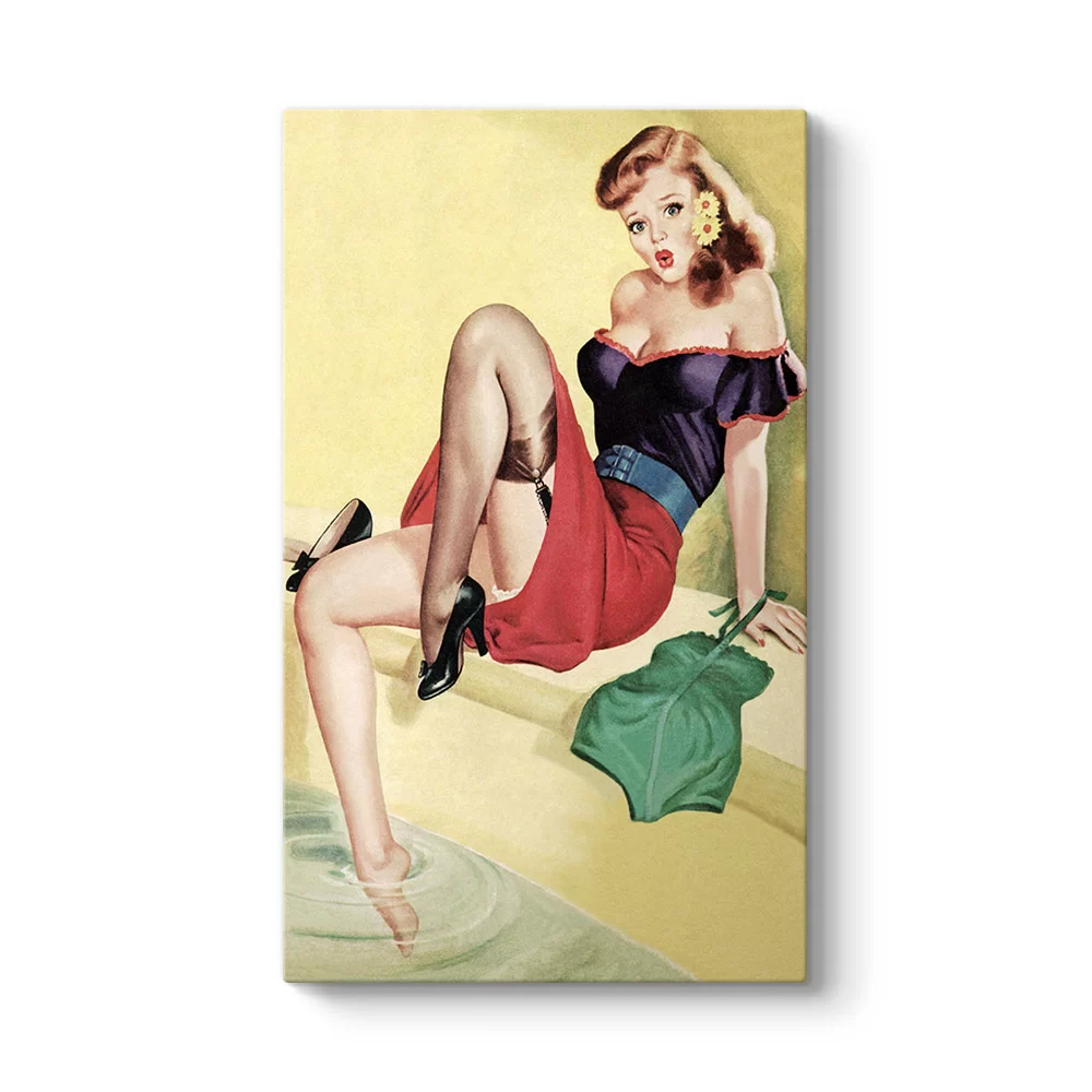 Pin Up Girl Havuz Tablosu - Model 35